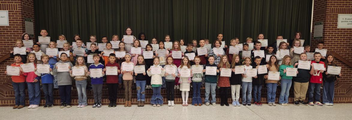 The ‘A’ Honor Roll students for third grade at Canton Elementary School were recently announced.