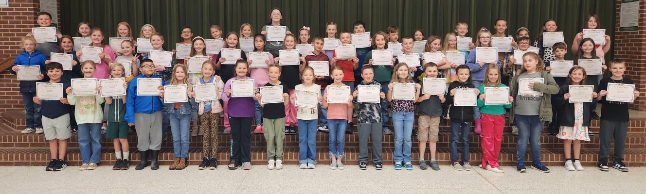 Canton Intermediate School recently released the ‘A’ Honor Roll for third through fifth grade students that included the following students: