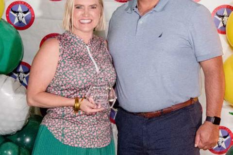 Lace Deibert was recognized as the Canton Lions Club’s ‘Volunteer of the Year’ April 19 during the annual Canton Texas Chamber of Commerce Gala at the Canton Civic Center. Announcing the award winner was Canton Lions Club President Jesse Carranza.